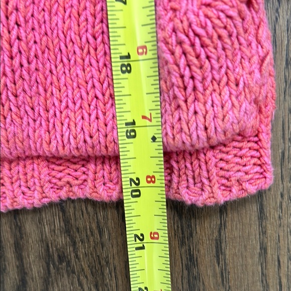 Twin-Set Pink zip front knit Cardigan size medium - Picture 5 of 5